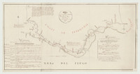 Chart of the Straits of Magellan from Cape Virgin Mary to Cape Victory on the Coast of Patagonia, South America, 1765