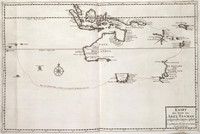 Kaart der Reyse van Abel Tasman volgens syn eygen opstel