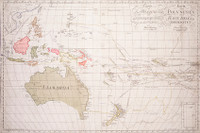 Karta över Polynesien eller femte delen af jordklotet, 1780