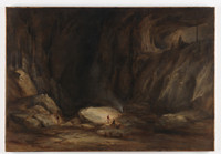 Interior of Burrangalong (Abercrombie) Cavern, c.1843-1849
