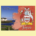 Joyce  Coat of Arms Irish Family Name Fridge Magnets Set of 2