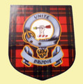 Brodie Clan Tartan Clan Brodie Badge Shield Decal Sticker Set of 3