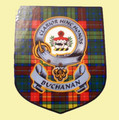 Buchanan Clan Tartan Clan Buchanan Badge Shield Decal Sticker Set of 3
