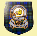 Campbell Clan Tartan Clan Campbell Badge Shield Decal Sticker