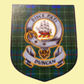 Duncan Clan Tartan Clan Duncan Badge Shield Decal Sticker Set of 3