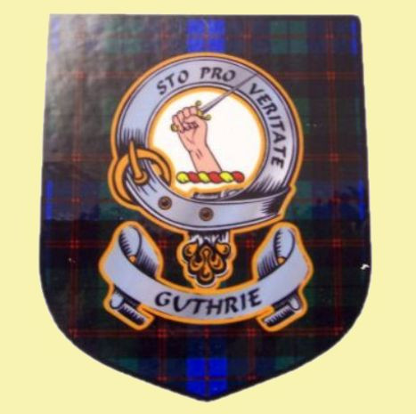 Scottish Clan Guthrie Tartan Crest Computer Mouse Pad 