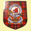 Innes Clan Tartan Clan Innes Badge Shield Decal Sticker
