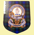 Lamont Clan Tartan Clan Lamont Badge Shield Decal Sticker Set of 3