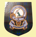 MacInnes Clan Tartan Clan MacInnes Badge Shield Decal Sticker Set of 3