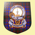 MacIntyre Clan Tartan Clan MacIntyre Badge Shield Decal Sticker Set of 3
