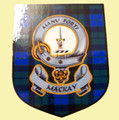 Mackay Clan Tartan Clan Mackay Badge Shield Decal Sticker Set of 3