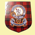 MacQueen Clan Tartan Clan MacQueen Badge Shield Decal Sticker