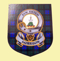 Morrison Clan Tartan Clan Morrison Badge Shield Decal Sticker