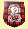 Ramsay Clan Tartan Clan Ramsay Badge Shield Decal Sticker