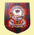 Robertson Clan Tartan Clan Robertson Badge Shield Decal Sticker
