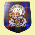 Urquhart Clan Tartan Clan Urquhart Badge Shield Decal Sticker Set of 3
