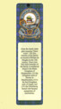 Douglas Clan Badge Clan Douglas Tartan Laminated Bookmark