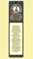 Ferguson Clan Badge Clan Ferguson Tartan Laminated Bookmark