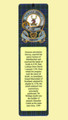 Keith Clan Badge Clan Keith Tartan Laminated Bookmarks Set of 2