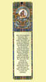 MacBeth Clan Badge Clan MacBeth Tartan Laminated Bookmark