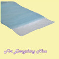 Baby Blue Organza Wedding Table Runners Decorations x 10 For Hire