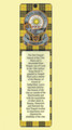 MacLeod Of Lewis Clan Badge Clan MacLeod Tartan Laminated Bookmarks Set of 2
