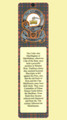 Matheson Clan Badge Clan Matheson Tartan Laminated Bookmark