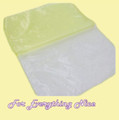 Baby Maize Organza Wedding Table Runners Decorations x 10 For Hire
