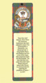 Robertson Clan Badge Clan Robertson Tartan Laminated Bookmark