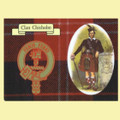 Chisholm Clan Crest Tartan History Chisholm Clan Badge Postcards Set of  2