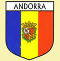 Andorra Flag Country Flag Andorra Decal Sticker