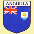 Anguilla Flag Country Flag Anguilla Decals Stickers Set of 3