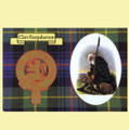 Farquharson Clan Crest Tartan History Farquharson Clan Badge Postcard