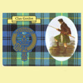 Gordon Clan Crest Tartan History Gordon Clan Badge Postcard