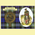 Graham Clan Crest Tartan History Graham Clan Badge Postcards Set of 2