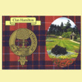 Hamilton Clan Crest Tartan History Hamilton Clan Badge Postcards Set of 2