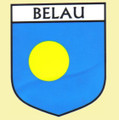 Belau Flag Country Flag Belau Decals Stickers Set of 3