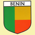 Benin Flag Country Flag Benin Decals Stickers Set of 3