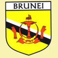 Brunei Flag Country Flag Brunei Decals Stickers Set of 3