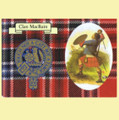 MacBain Clan Crest Tartan History MacBain Clan Badge Postcards Pack of 5