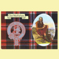 MacFarlane Clan Crest Tartan History MacFarlane Clan Badge Postcards Set of 2