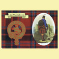 MacGillivray Clan Crest Tartan History MacGillivray Clan Badge Postcard