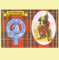 MacGregor Clan Crest Tartan History MacGregor Clan Badge Postcards Set of 2