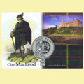 MacLeod Clan Crest Tartan History MacLeod Clan Badge Postcard