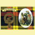 MacMillan Clan Crest Tartan History MacMillan Clan Badge Postcards Set of 2