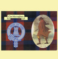 MacNaughton Clan Crest Tartan History MacNaughton Clan Badge Postcards Set of 2