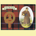 MacNicol Clan Crest Tartan History MacNicol Clan Badge Postcard
