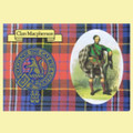 MacPherson Clan Crest Tartan History MacPherson Clan Badge Postcards Set of 2