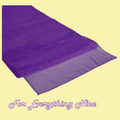 Eggplant Organza Wedding Table Runners Decorations x 5 For Hire
