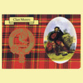Munro Clan Crest Tartan History Munro Clan Badge Postcard
